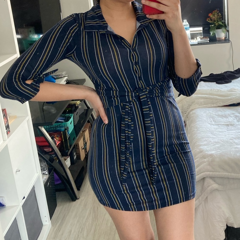 Stripped Dress - Picture 2 of 3